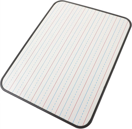 Double-Sided Magnetic Dry Erase Lapboards, 9 x 12 Inches, Set of Two