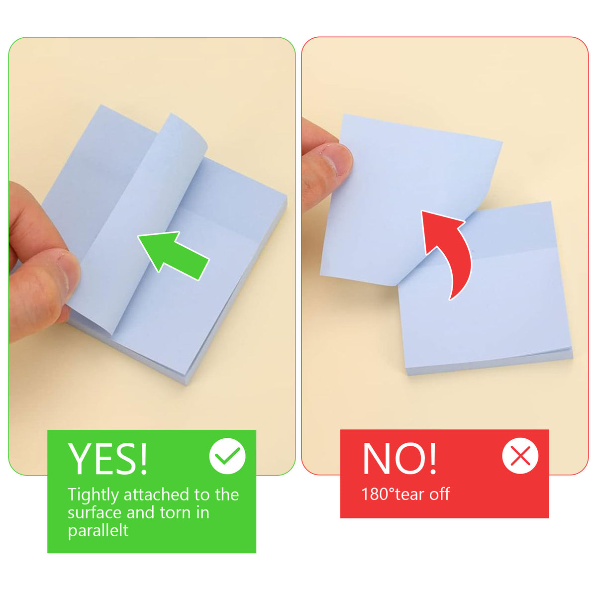 Sticky Note Pads, 3 x 3 Inches, Twelve Pads in Six Colors - Image 3