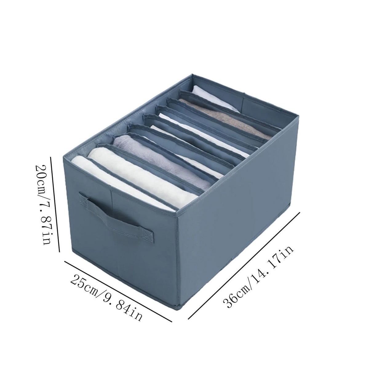 Adjustable Fabric Drawer Divider for Sweaters, Jeans and Folded Tops - Image 3