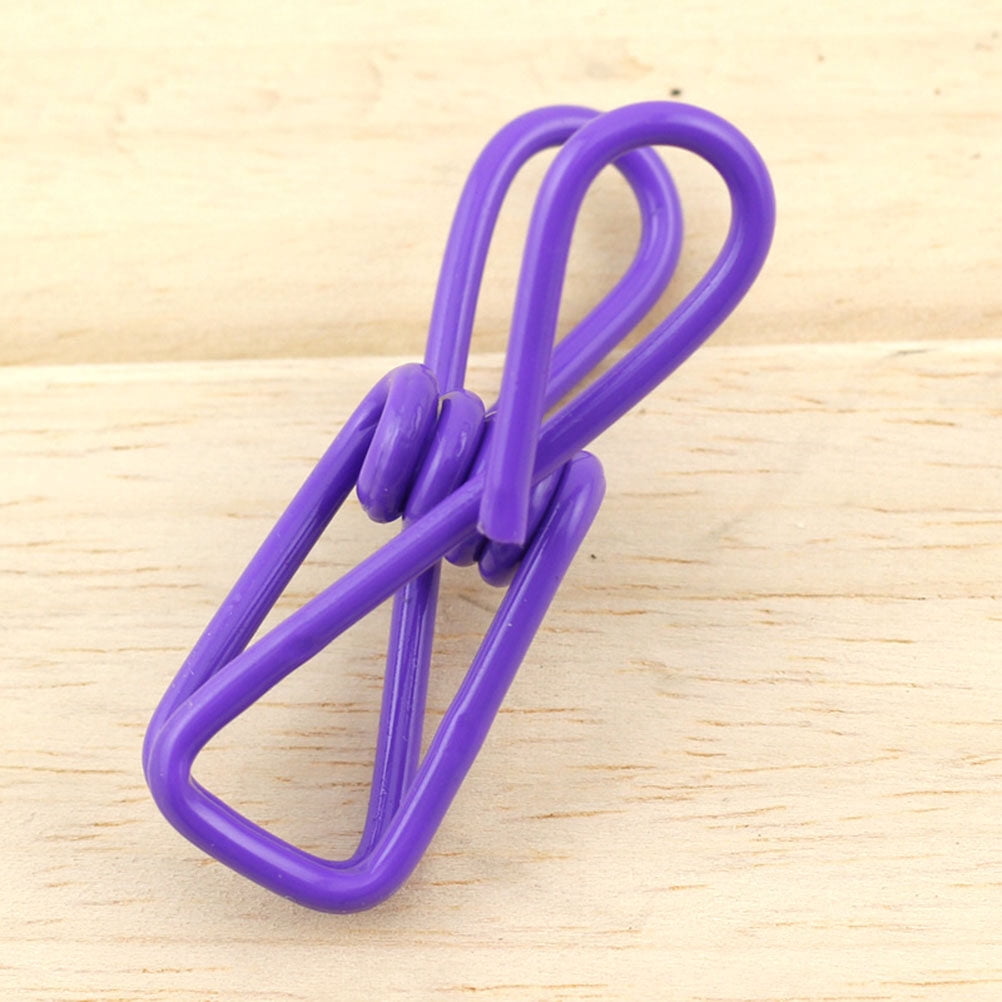 Heavy-Duty Coated Steel Clips, Set of Eight, for Paper and Food Bags - Image 5