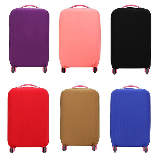 Elastic Suitcase Cover with Handle Openings, Fits 18 to 28 Inch Cases