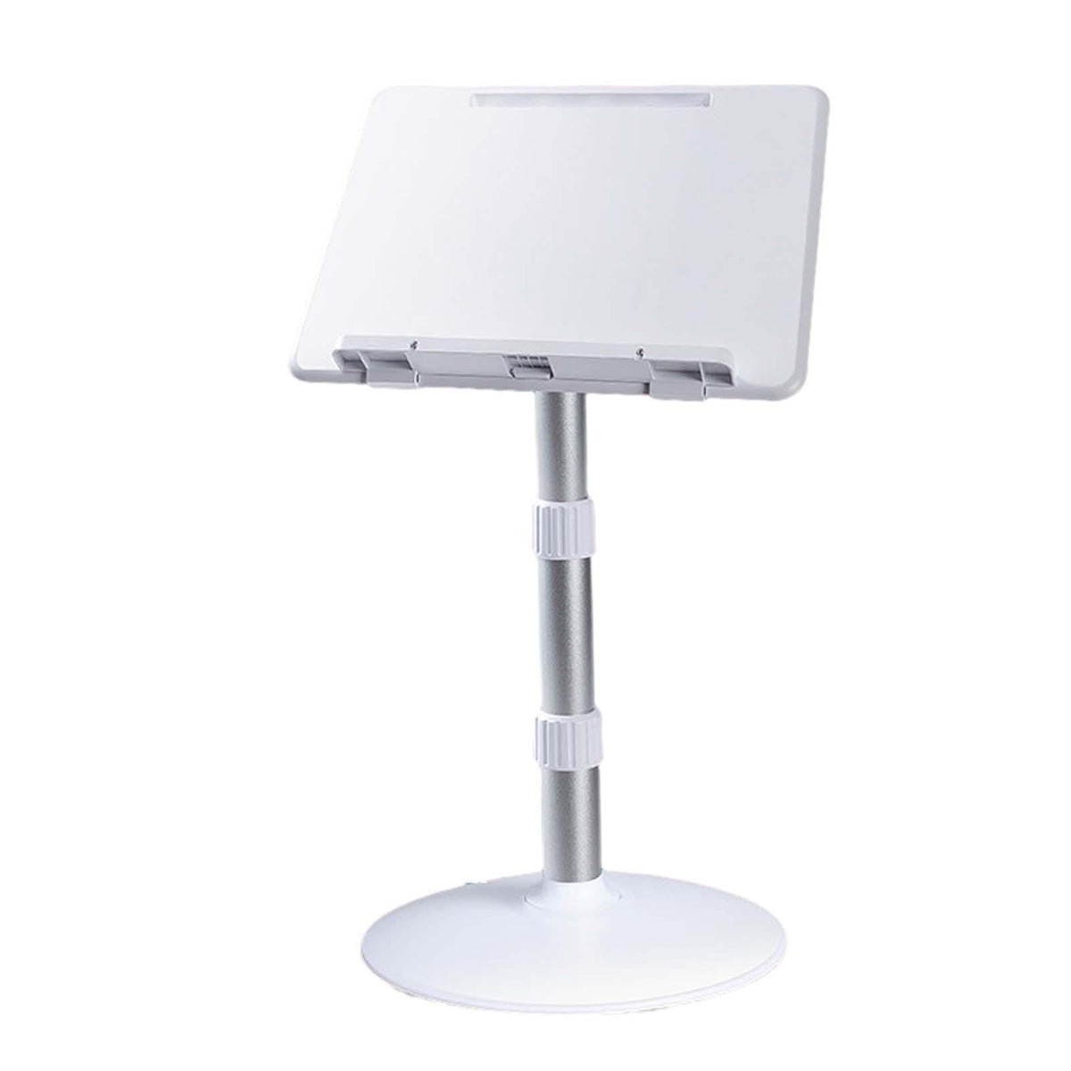 Adjustable Folding Book Stand with Page Clips and Tilting Panel - Image 4