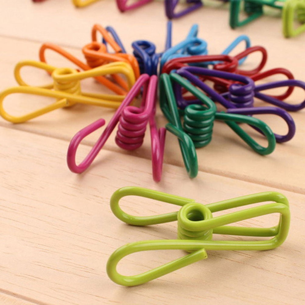 Heavy-Duty Coated Steel Clips, Set of Eight, for Paper and Food Bags - Image 3