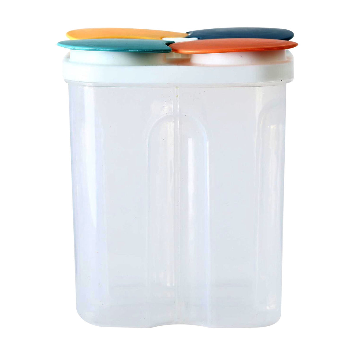 Airtight Four-Compartment Food Storage Container, 5.9 x 4.52 Inches