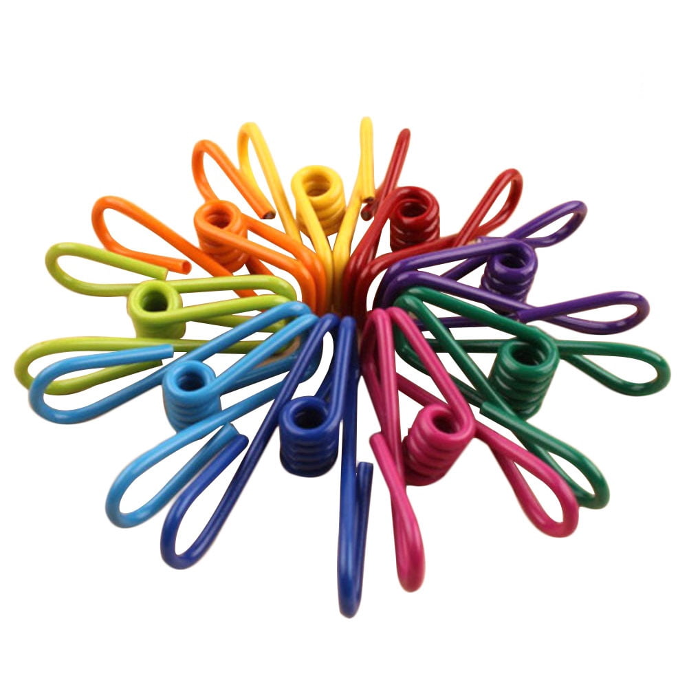 Heavy-Duty Coated Steel Clips, Set of Eight, for Paper and Food Bags - Image 2