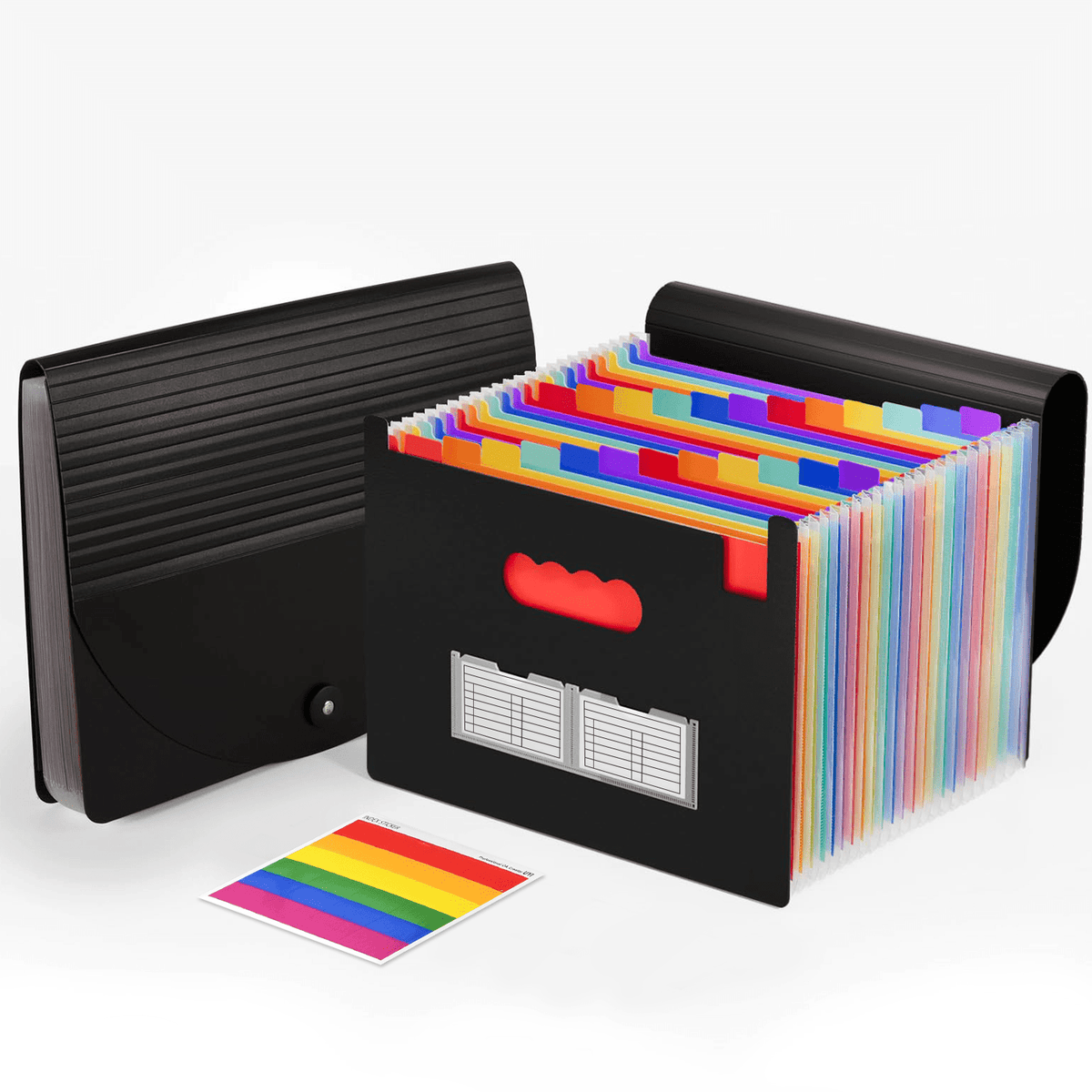 Accordion Expanding File Folder with 25 Labelled Pockets, Letter and A4 - Image 3