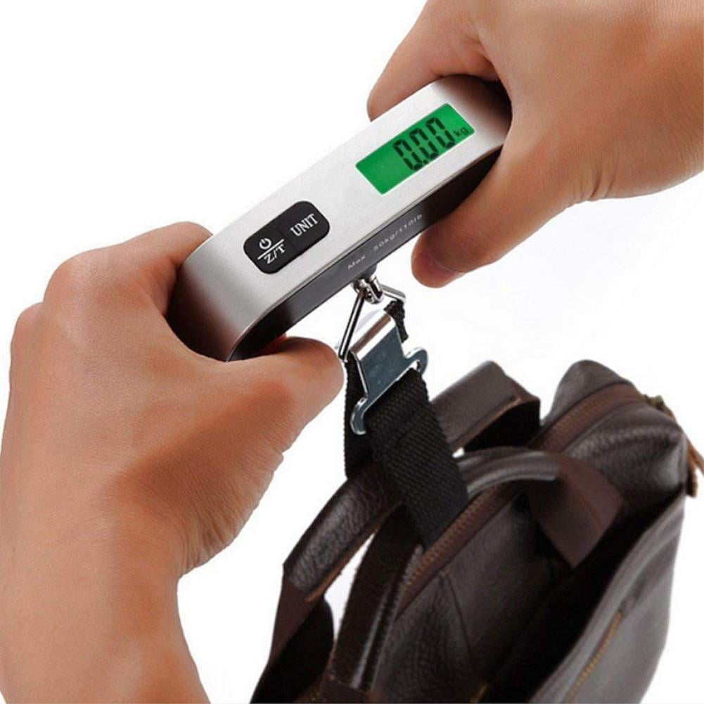 Digital Luggage Scale with Backlit Display and Strap, 110 lb Capacity - Image 4
