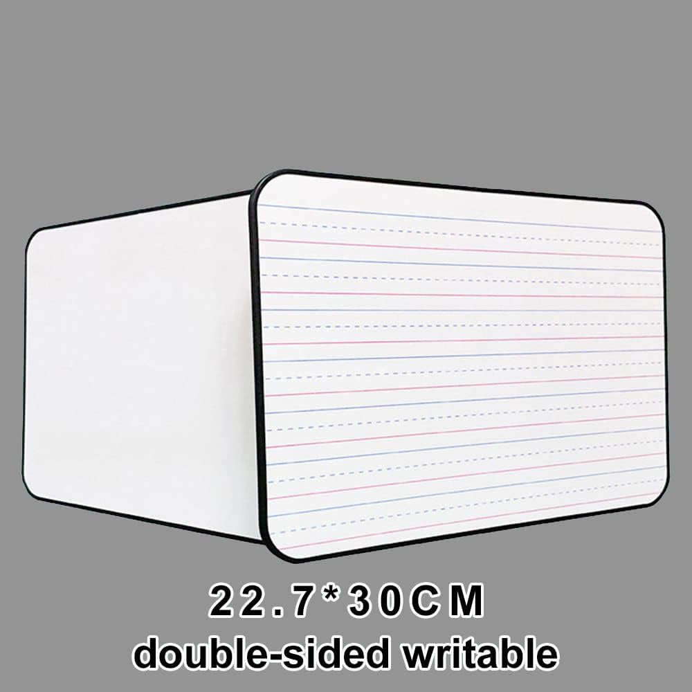 Double-Sided Magnetic Dry Erase Lapboards, 9 x 12 Inches, Set of Two - Image 3