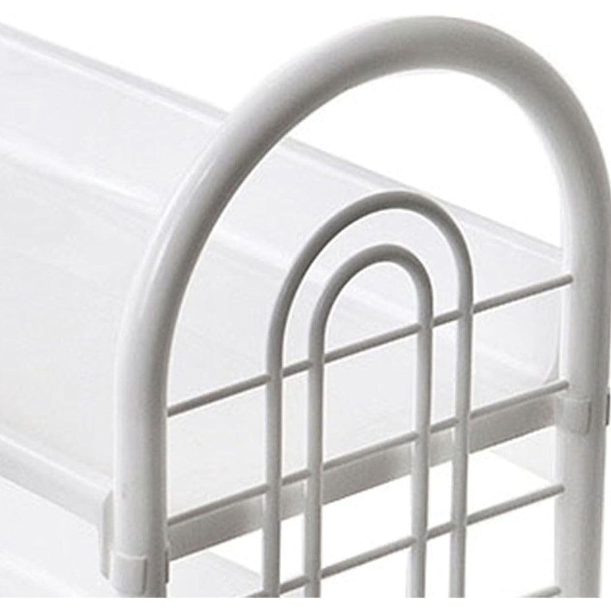 Two-Tier Plastic Desktop Shelf for Books, Files and Stationery - Image 6