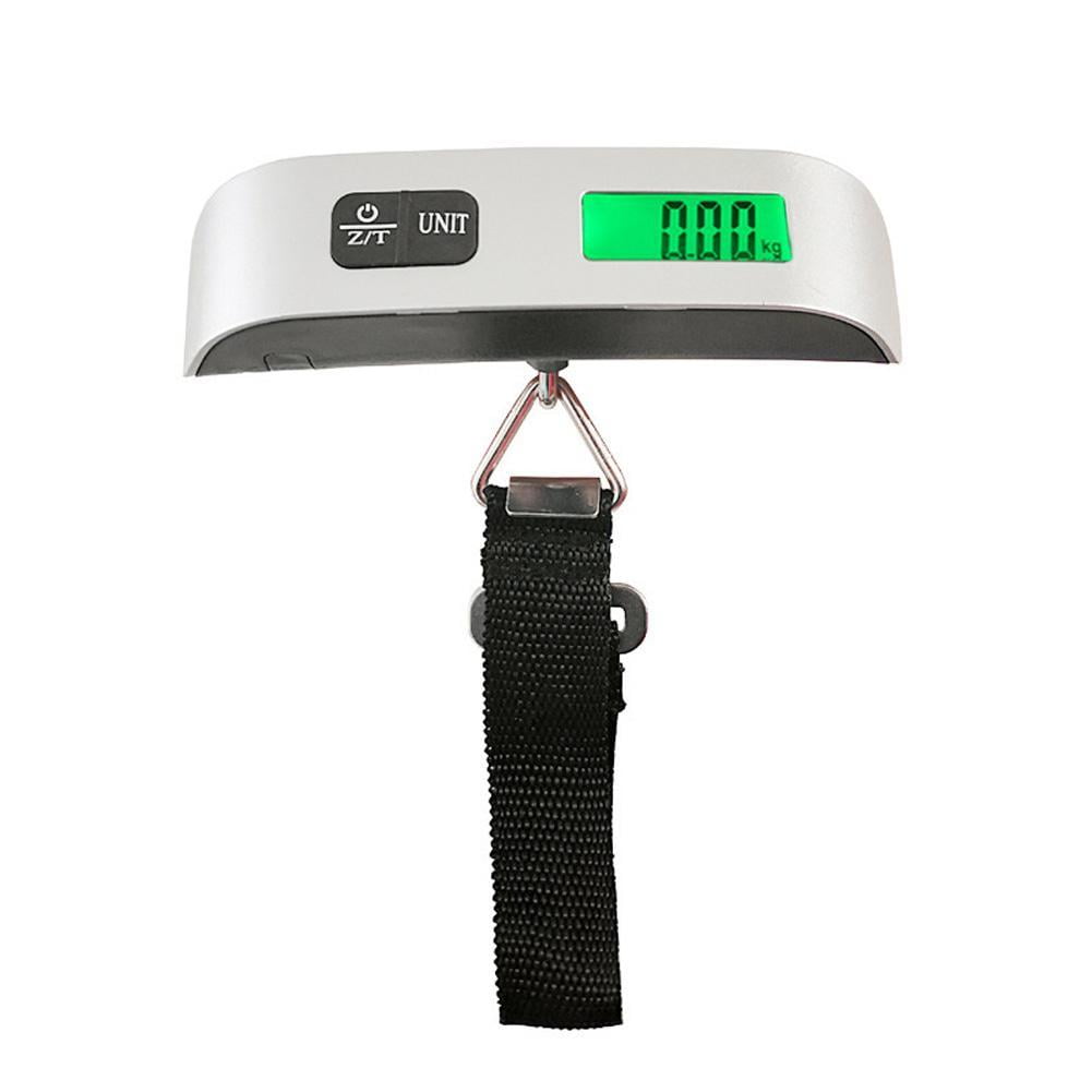 Digital Luggage Scale with Backlit Display and Strap, 110 lb Capacity - Image 3