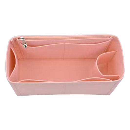 Multi-Pocket Purse Insert Organizer with Handles, 12.6 x 4.7 Inches