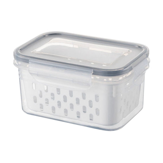 Three-in-One Produce Keeper with Colander, Lid and Spoon, 850 ml