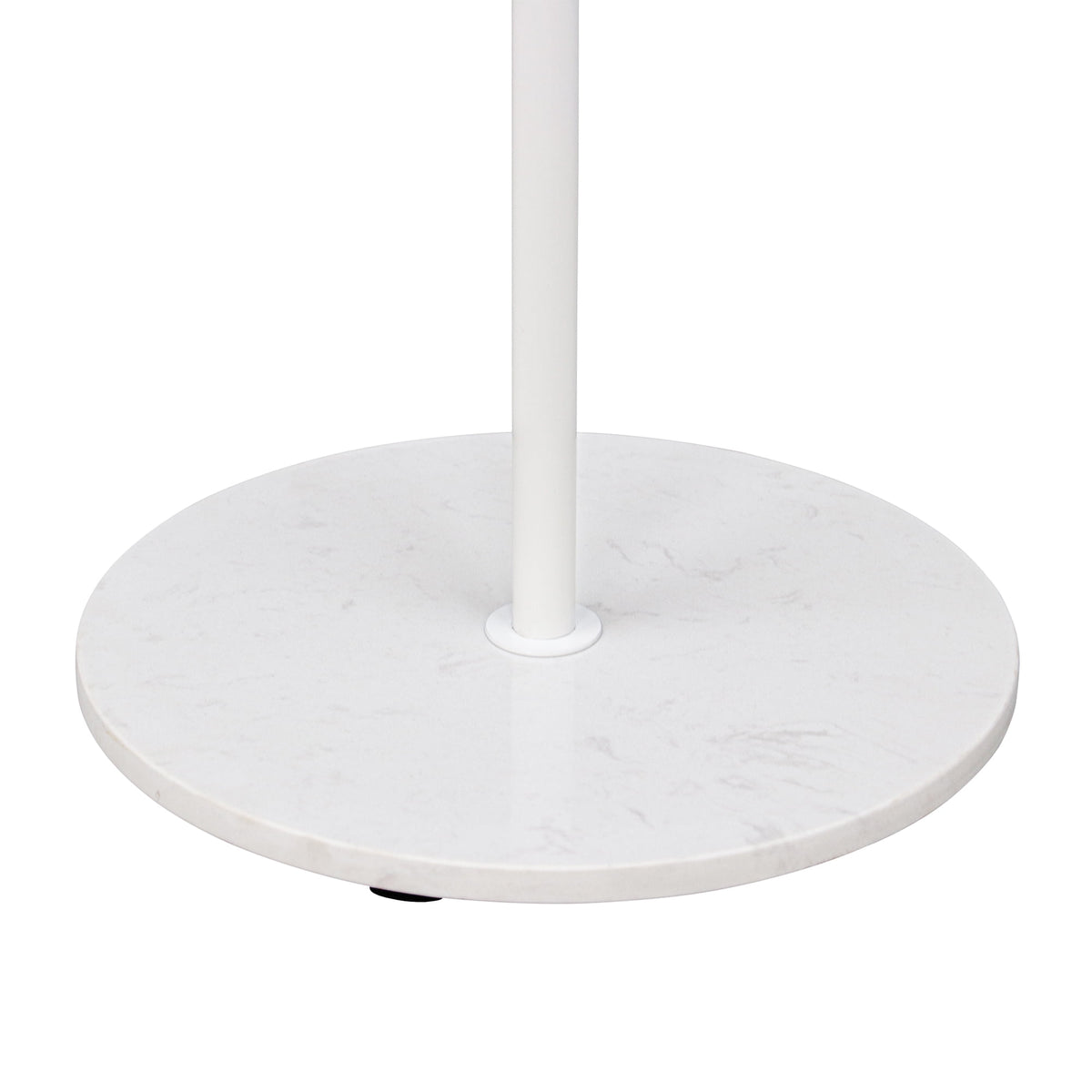 Freestanding Metal Coat Rack, 64.5 Inches Tall, with Round Stone Base - Image 4