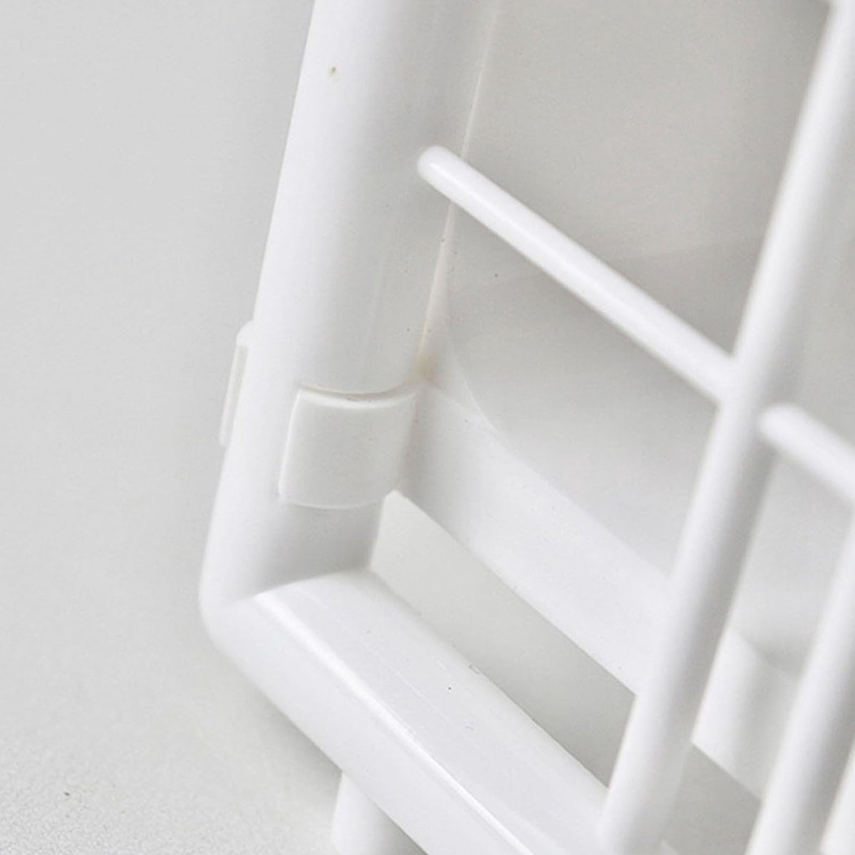 Two-Tier Plastic Desktop Shelf for Books, Files and Stationery - Image 4