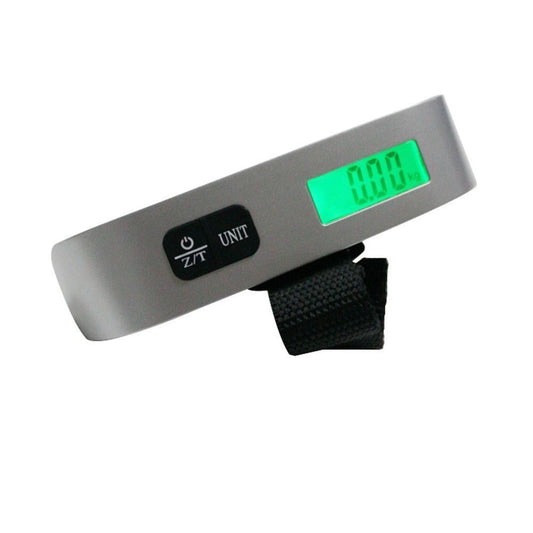 Digital Luggage Scale with Backlit Display and Strap, 110 lb Capacity