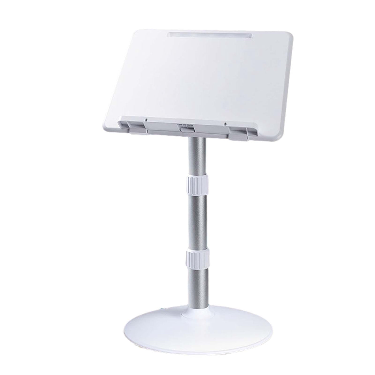 Adjustable Folding Book Stand with Page Clips and Tilting Panel - Image 5
